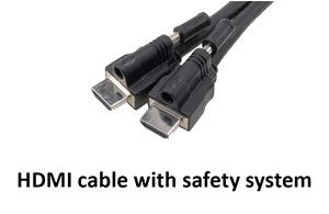 HDMI Kabel mit Sicherungssystem